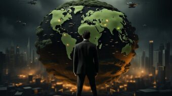 Man With Black Global World - Gaming Associates Logo Mockup - Gaming Associates delivers ISO-accredited online game testing, compliance & certification services for iGaming, trusted in 40+ jurisdictions.