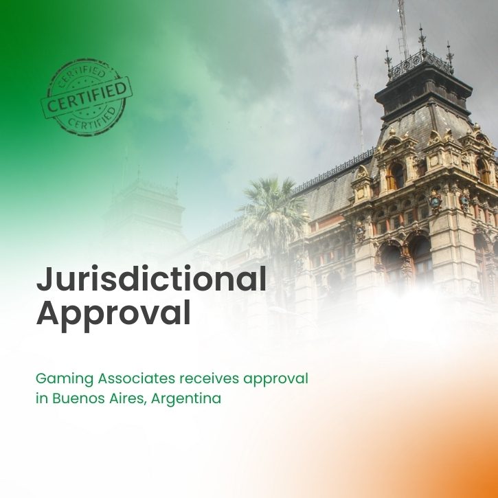 Gaming Associates receives jurisdictional approval to operate in Buenos Aires, Argentina, providing iGaming testing, certification, and compliance services