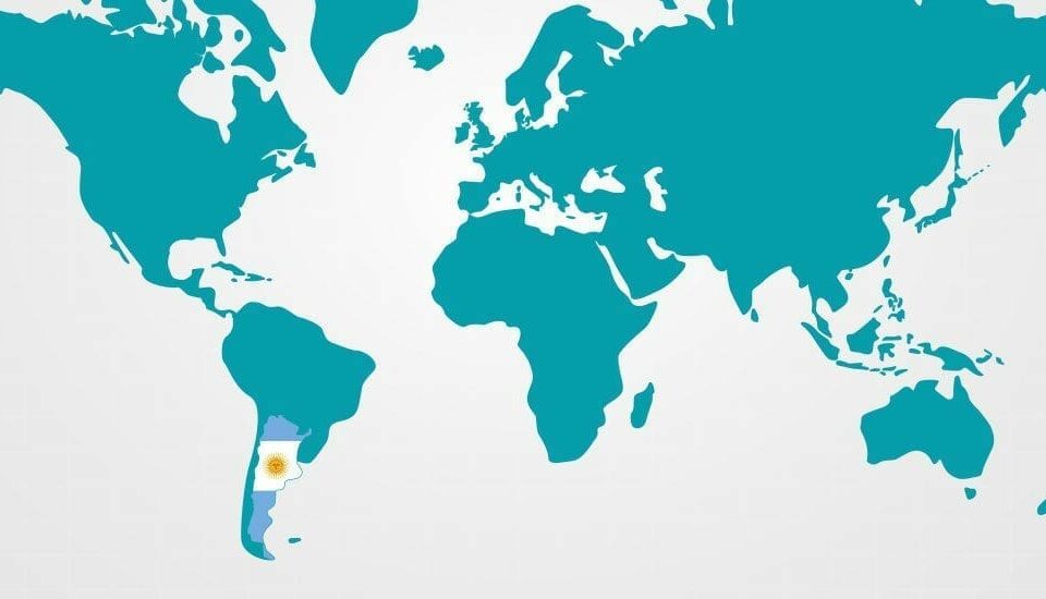 Argentina Flag Map - Gaming Associates is approved in over 40 jurisdictions, providing compliance regulatory, testing and certification services internationally.