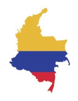 Colombia Flag Map Icon - iGaming compliance and certification services for licensed operators in Colombia.