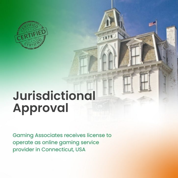 Gaming Associates receives license to operate as online gaming service provider in Connecticut, USA, with Goodspeed Opera House in East Haddam in background