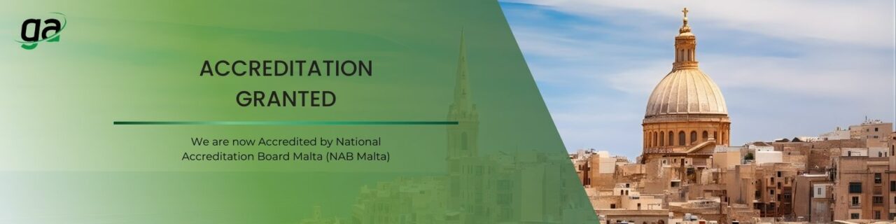 ACCREDITATION GRANTED - We are now Accredited by National Accreditation Board Malta (NAB Malta)