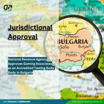 Bulgaria Testing Body - Gaming Associates is approved in over 40 jurisdictions, providing compliance regulatory, testing and certification services internationally.