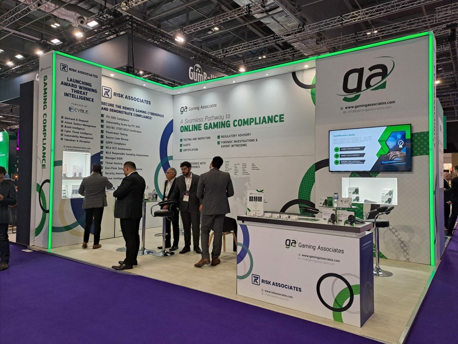 Gaming Associates's Team memebr at ICE Event 2023
