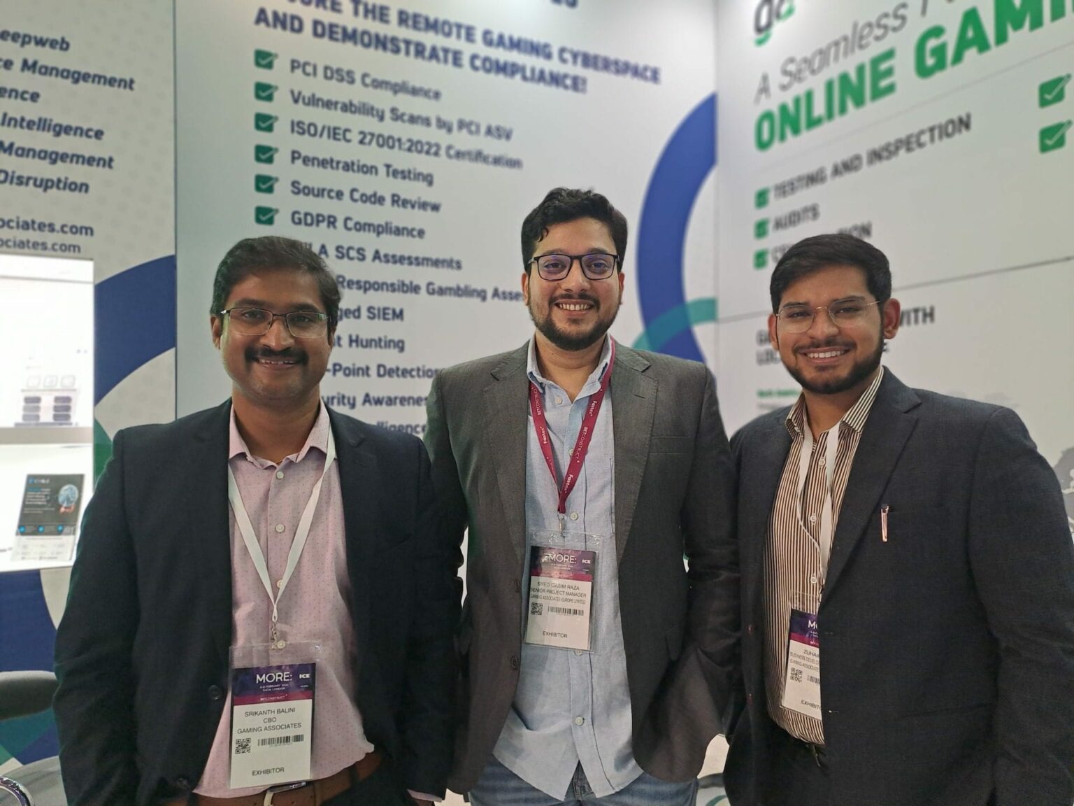 Gaming Associates's Team memebr at ICE Event 2023
