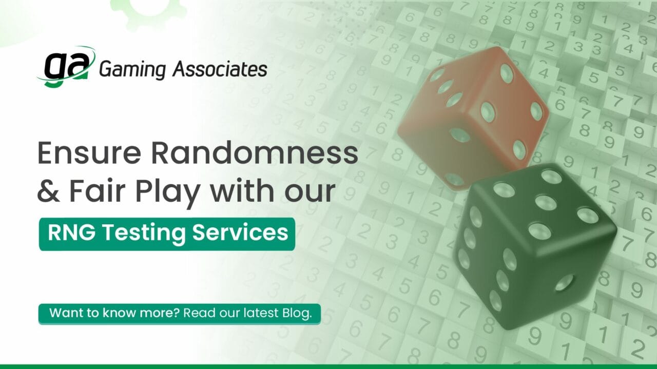Gaming Associates logo — promoting randomness and fair play with our RNG testing services, ensuring Compliance, integrity, and trust in the gaming industry.