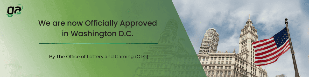 Gaming Associates officially approved in Washington, D.C. by the Office of Lottery and Gaming (OLG), ensuring integrity, trust, and Testing standards in the gaming industry.