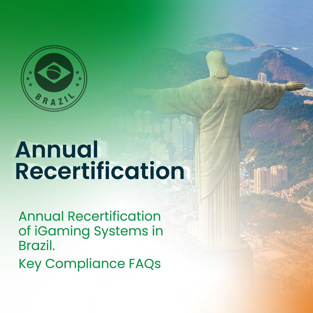Annual Recertification of iGaming Systems in Brazil - FAQ Banner - Gaming Associates
