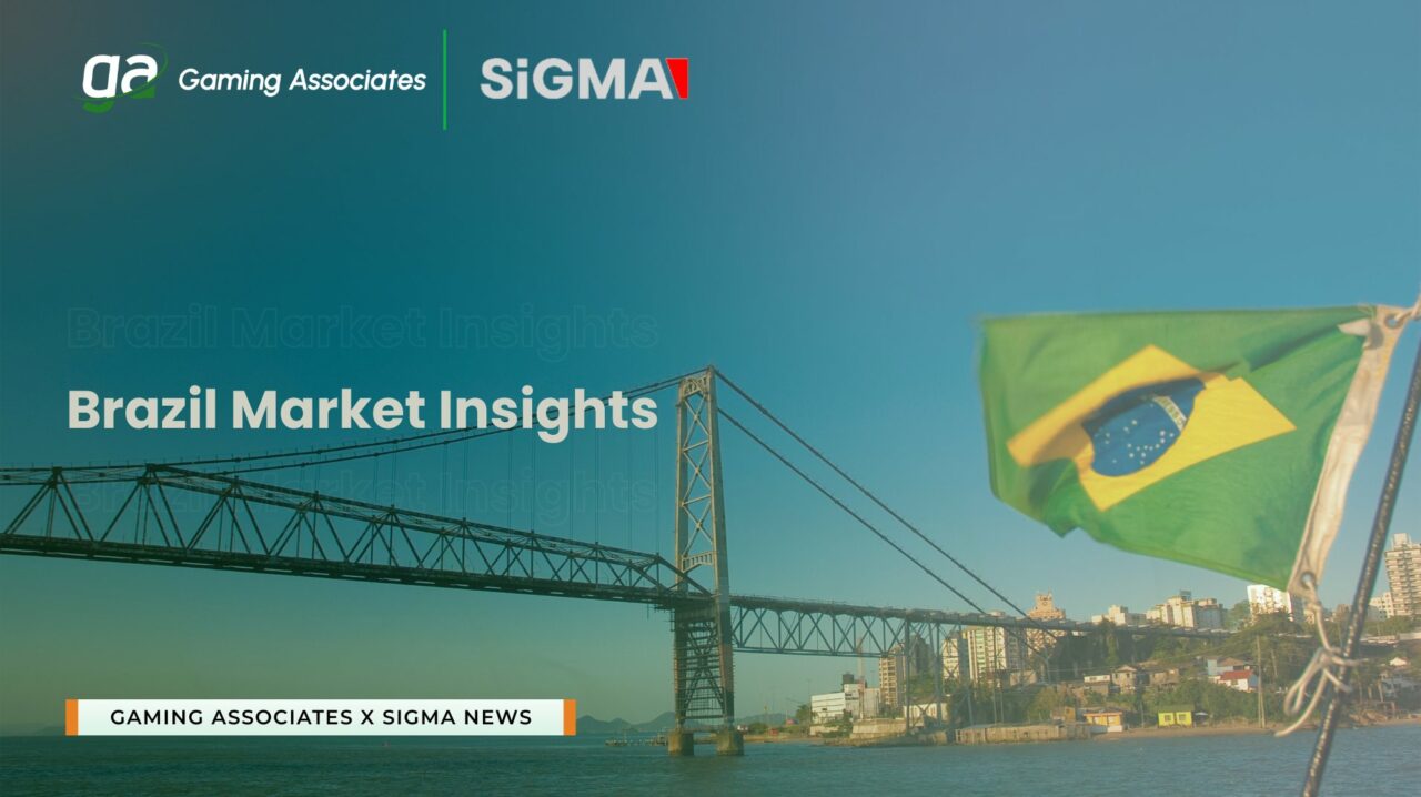 Brazil Flag with SIGMA Logo & Gaming Associates Logo