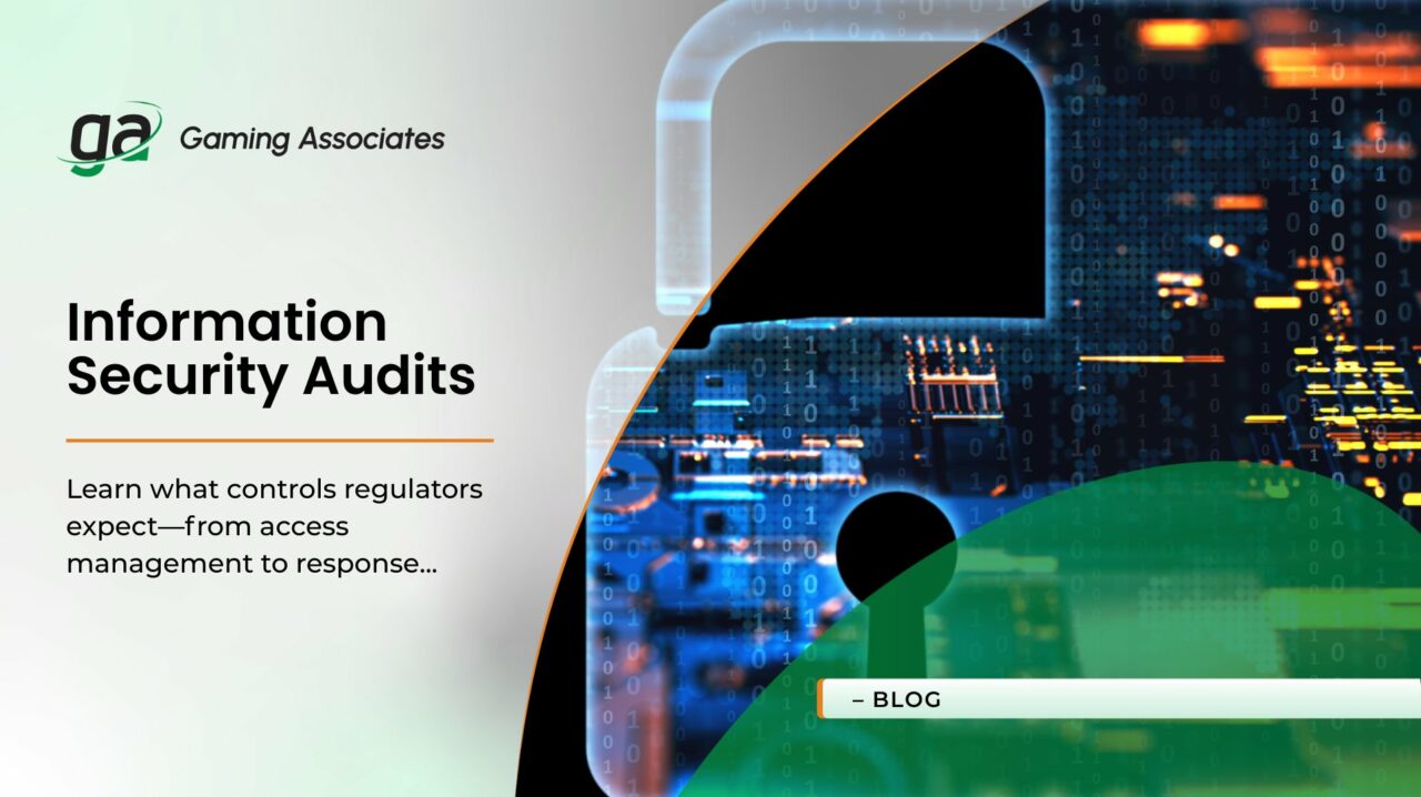 ISMS audit for iGaming platform showing information security governance and regulatory compliance assessment