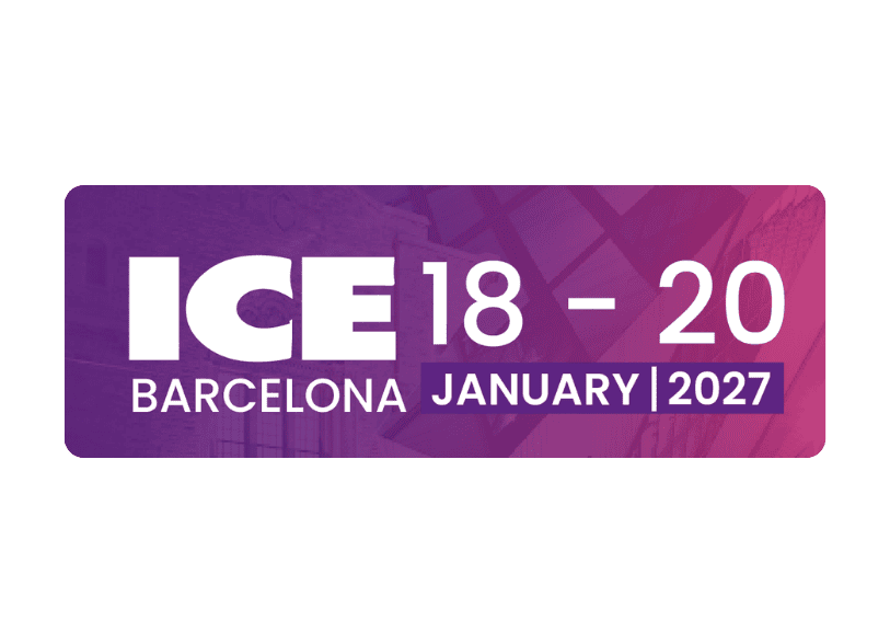ICE Barcelona 2027 Banner Image - Gaming Associates team at the ICE Barcelona 2027 igaming expo as Game Testing Lab